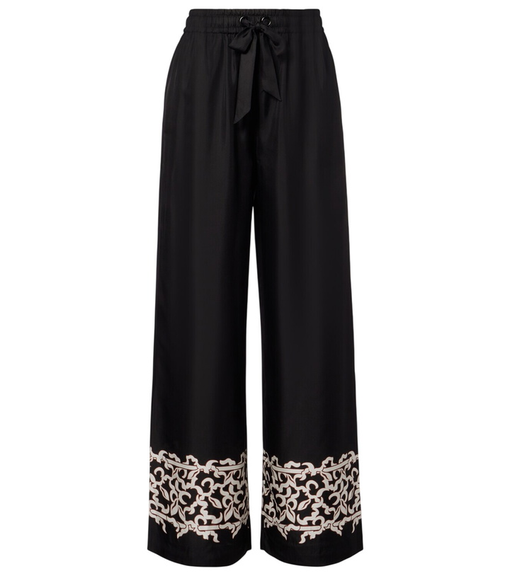 Photo: Rebecca Vallance Sundia silk wide-leg pants