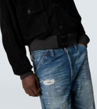 RRL Mason suede bomber jacket