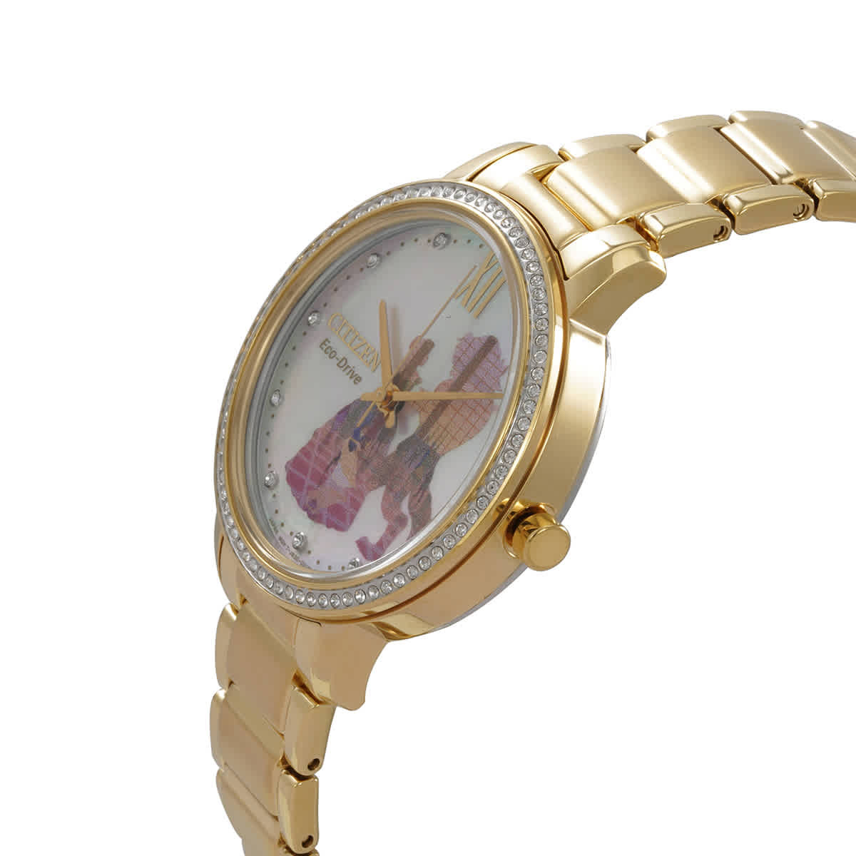 Citizen Belle and Beast Crystal Ladies Watch Set FE7048-51D