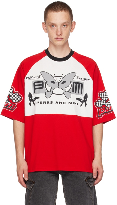 Photo: Perks and Mini Red Racer Contrast T-Shirt