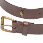 Polo Ralph Lauren Men's Pony Player Belt in Brown