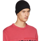 Givenchy Black Wool Embroidered Beanie