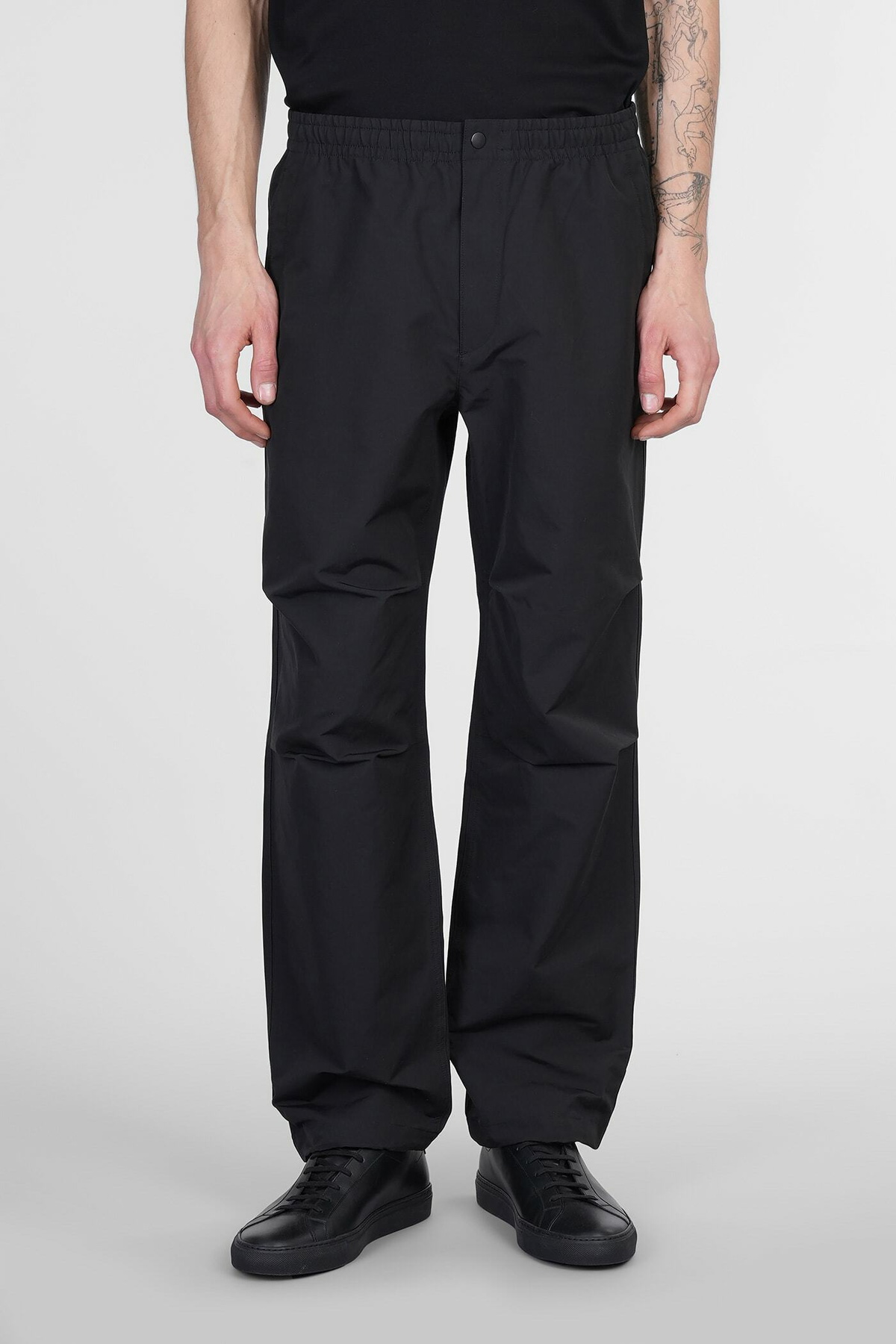 Theory Pants In Black Cotton