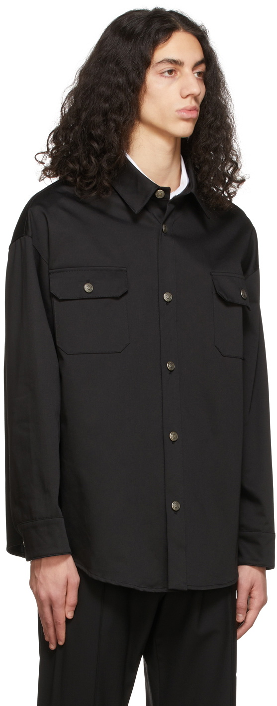 424 Black Overshirt Shirt 424