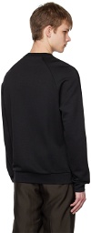 Giorgio Armani Black Embroidered Sweatshirt