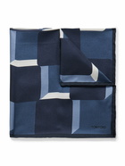 TOM FORD - Printed Silk-Twill Pocket Square