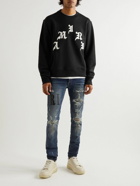 AMIRI - Wes Lang Logo-Embroidered Cotton-Jersey Sweatshirt - Black
