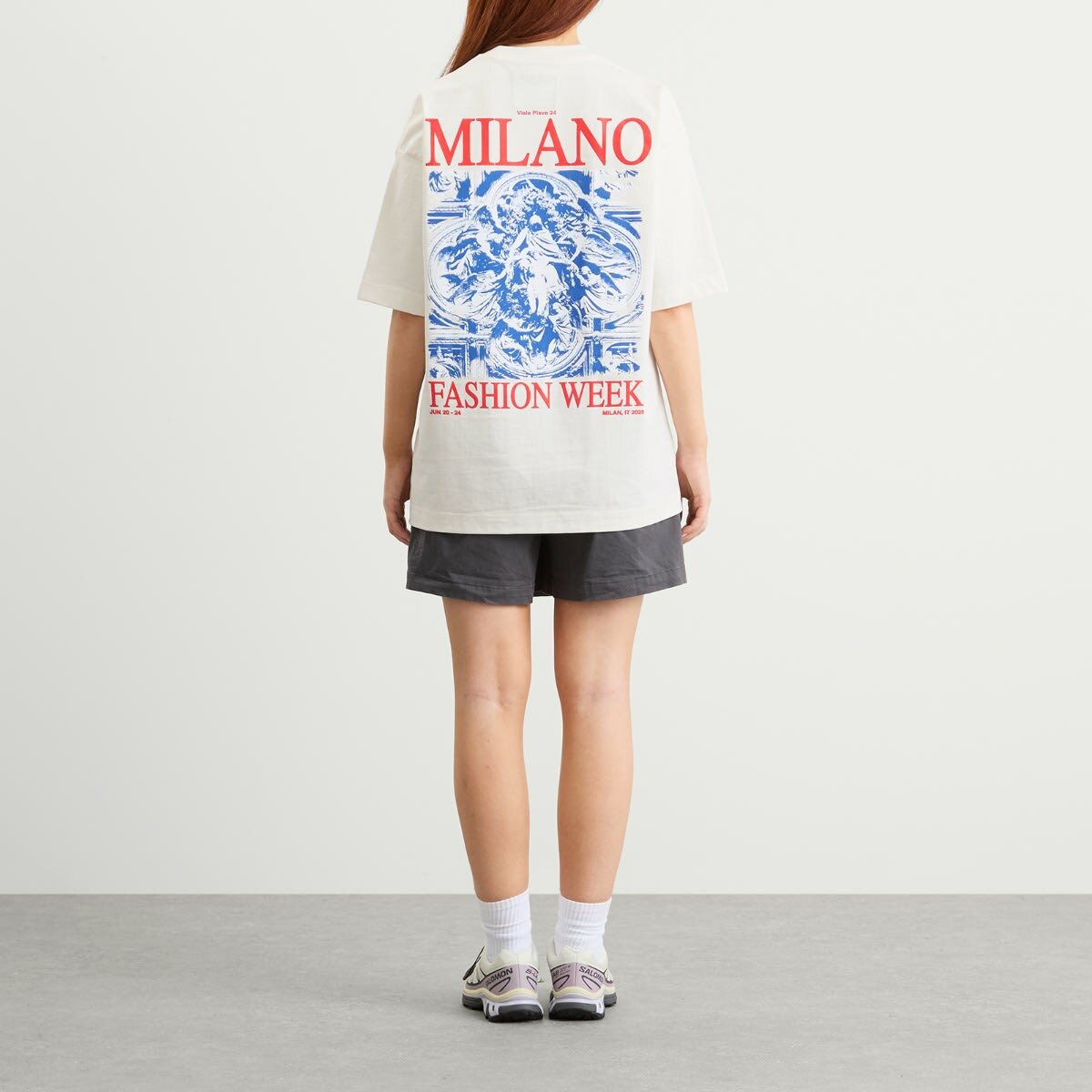 END. SS26 Milan Fashion Week T-Shirt in Ecru
