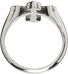 Emanuele Bicocchi Silver Fleury Cross Ring