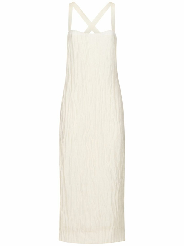 Photo: KHAITE - Fabia Viscose & Silk Midi Dress