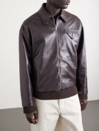 Bottega Veneta - Leather Blouson Jacket - Brown