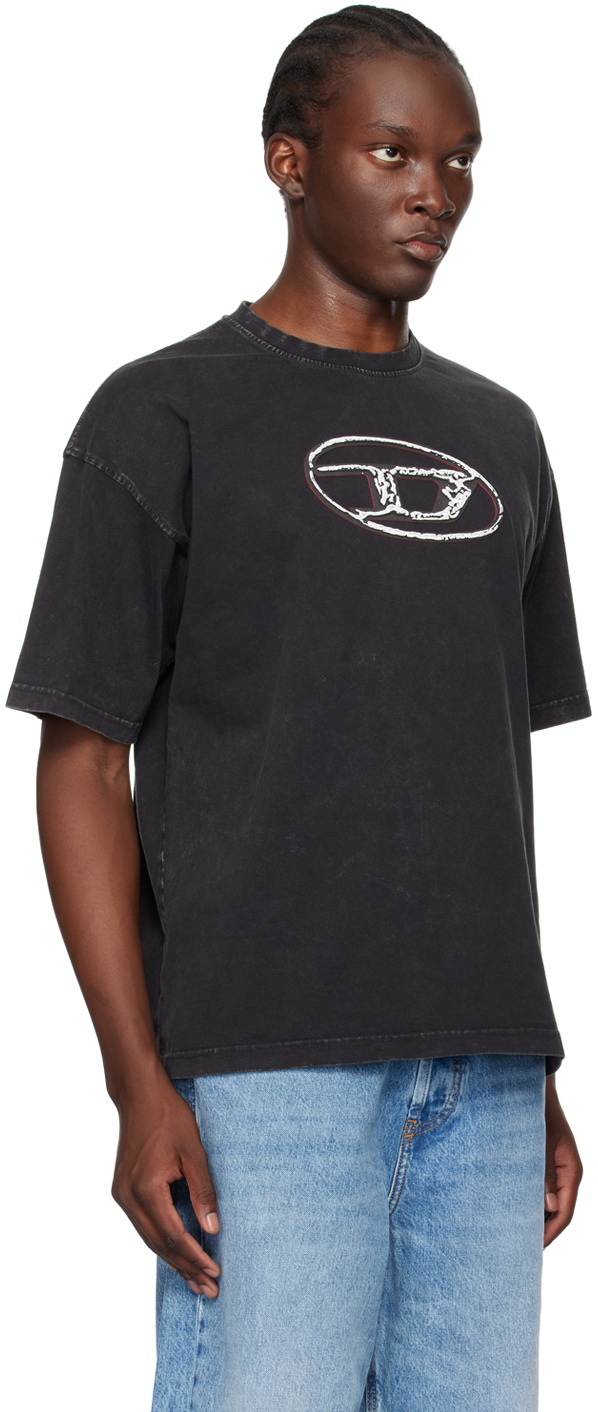 Diesel Black T-Boxt-Q22 T-Shirt Diesel