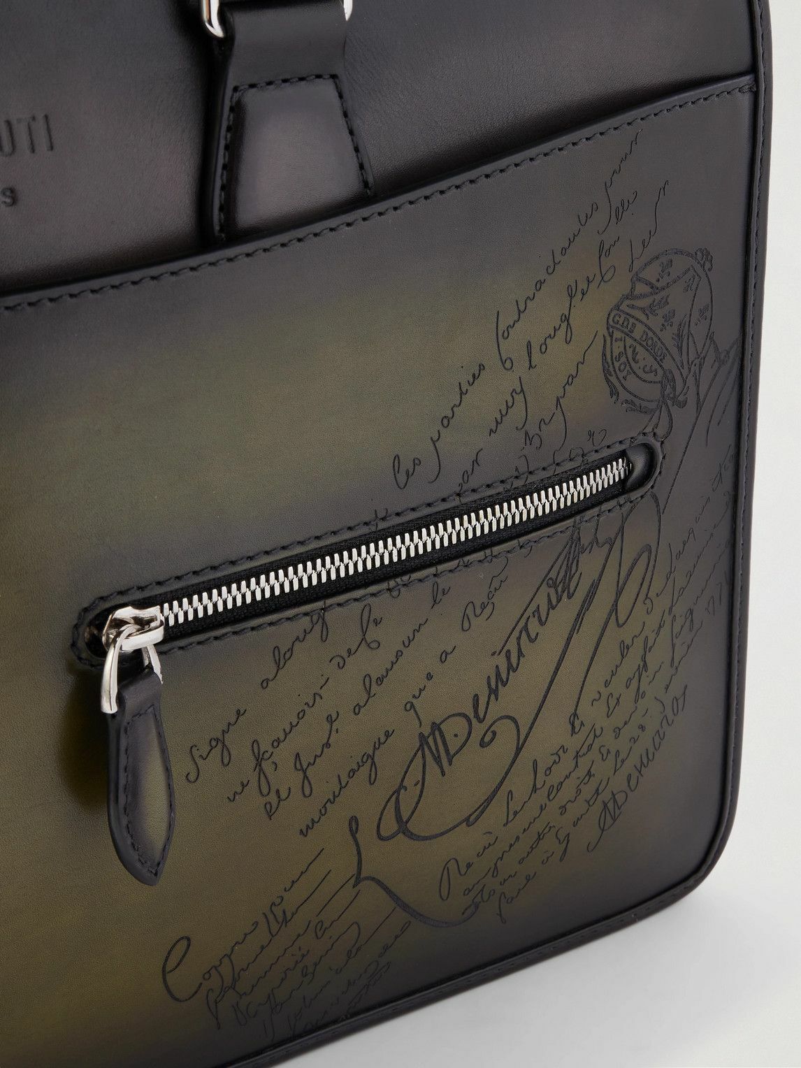 Berluti - Un Jour Mini Scritto Venezia Leather Briefcase Berluti
