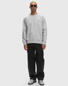 ølåf Scribble Face Crewneck Grey Sweatshirts