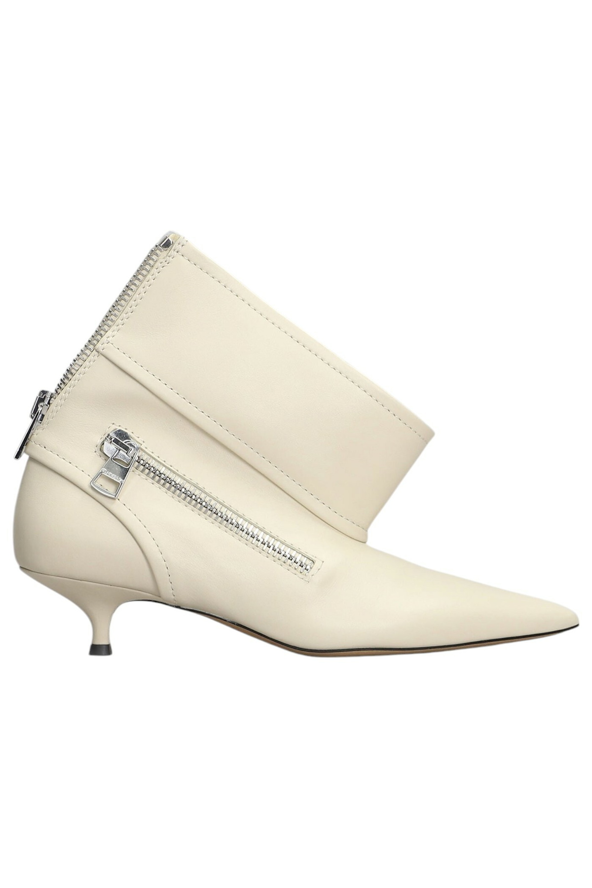 関税&送料込【JW ANDERSON】 Boots White Leather combat boots in white - JW Anderson | Mytheresa