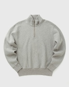 Norse Projects Ketel Relaxed Cotton Wool Half Zip Sweatshirt Grey Mens Half-Zip