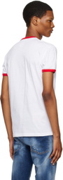 Dsquared2 White Jamaican Dan T-Shirt
