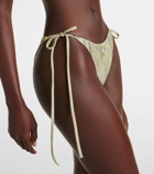 Acne Studios Trompe-l'œil printed bikini