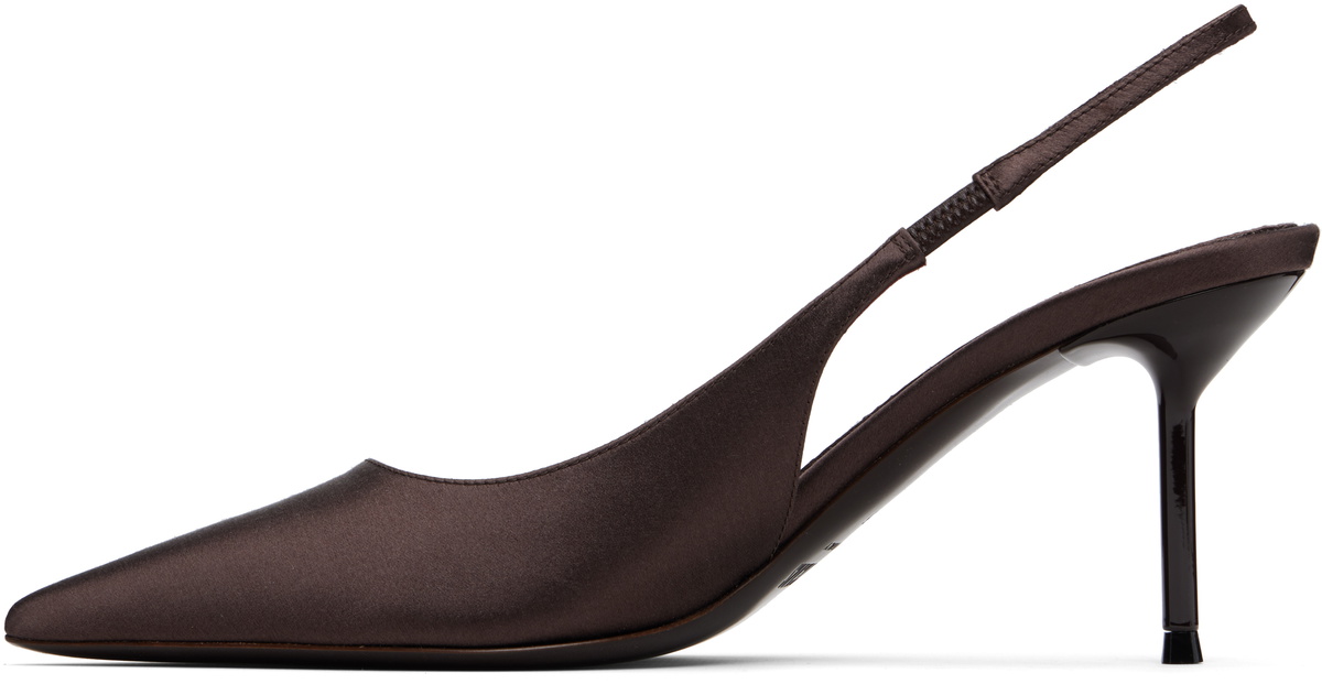 Paris Texas Brown Lidia Slingback 70 Heels