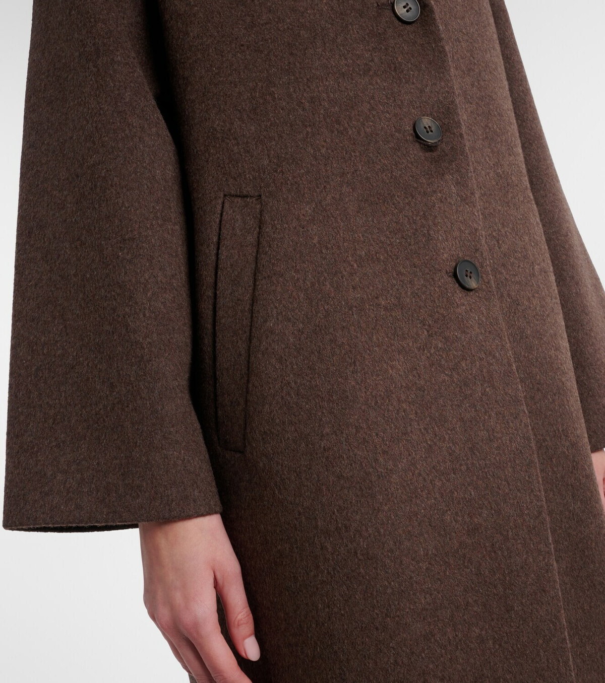 Velvet Lafayette wool-blend coat