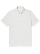 Brunello Cucinelli - Slim-Fit Layered Cotton-Jersey Polo Shirt - Gray