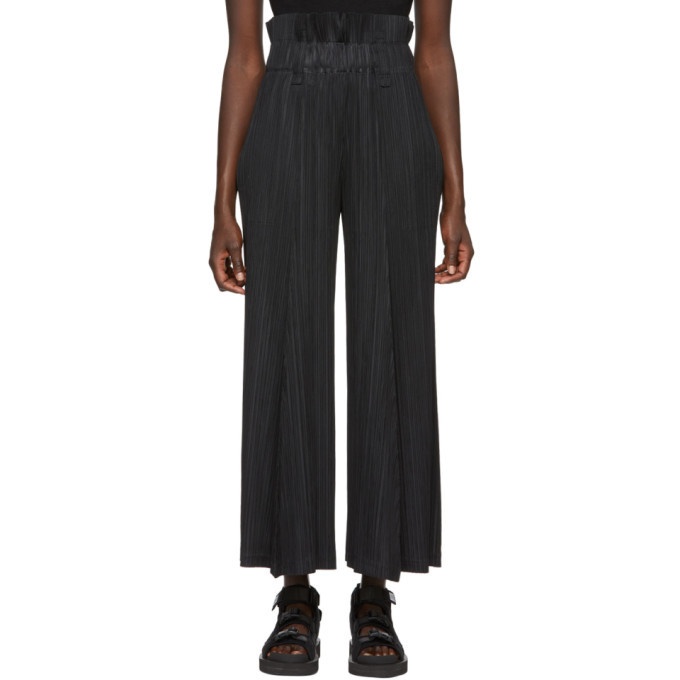 Homme Plissé Issey Miyake Pleated cropped trousers  Harvey Nichols