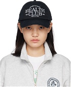 Sporty & Rich Navy Embroidered Cap