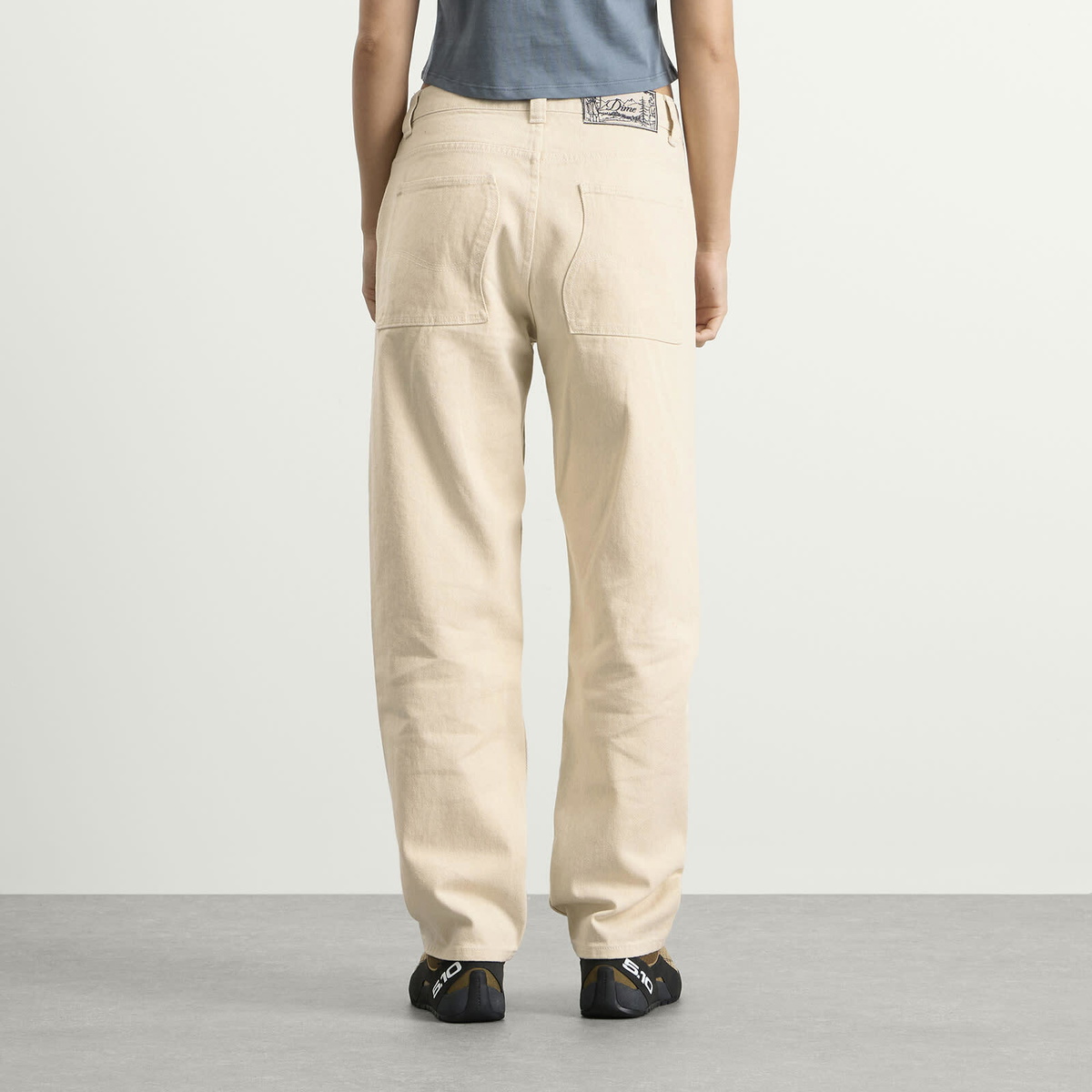 Dime Women's Relaxed Denim Pants in Natural
