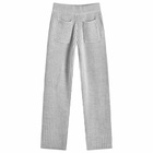 MKI Men's Chunky Rib Knit Wide Leg Joggers in Grey
