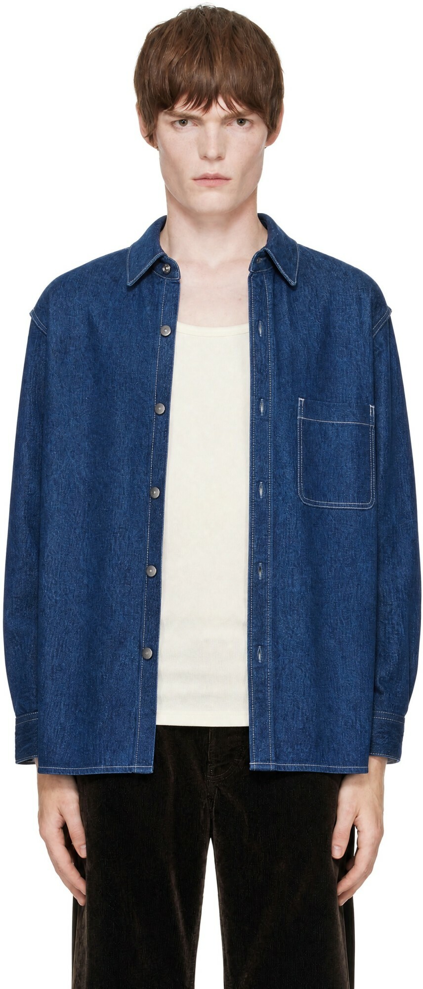 colbo Blue Denim Overshirt