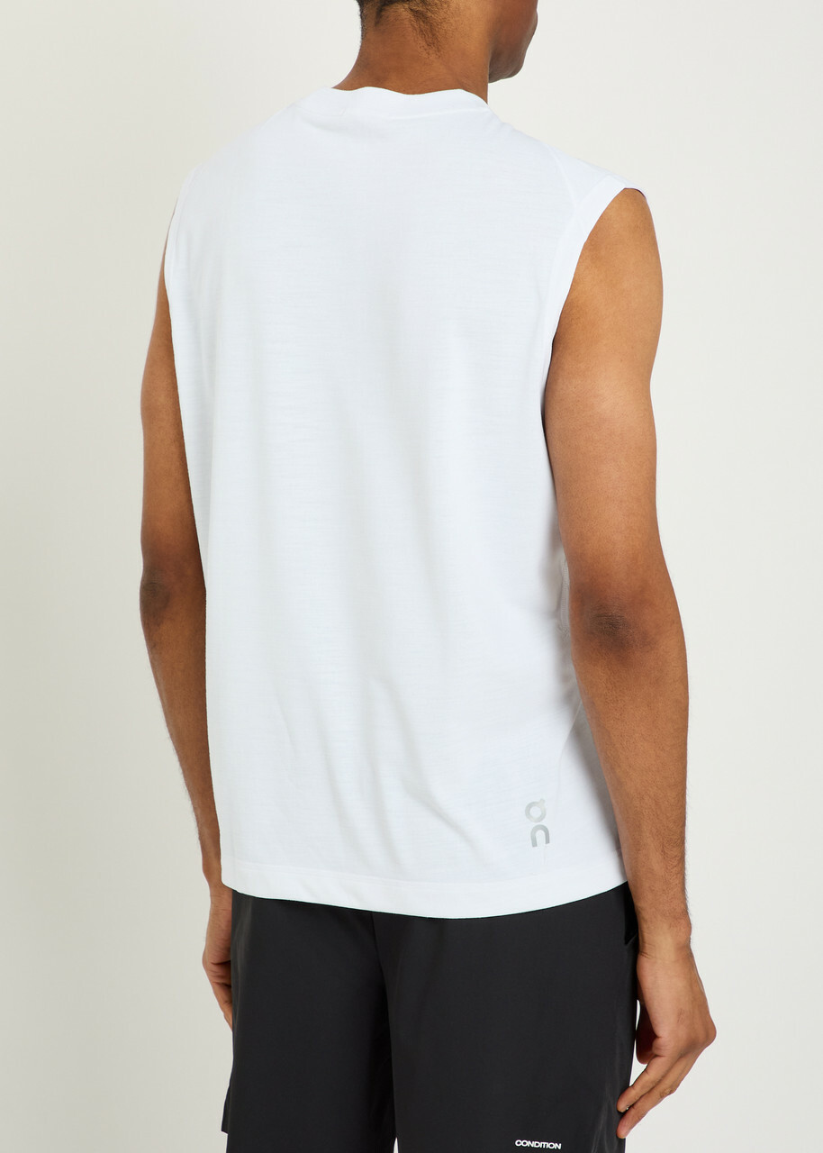ON Train Jersey Tank top White