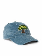 Drake's - Logo-Embroidered Cotton-Corduroy Baseball Cap