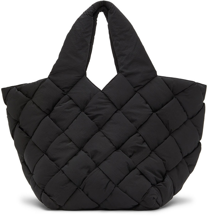 Photo: Bottega Veneta Black Cassette Tote