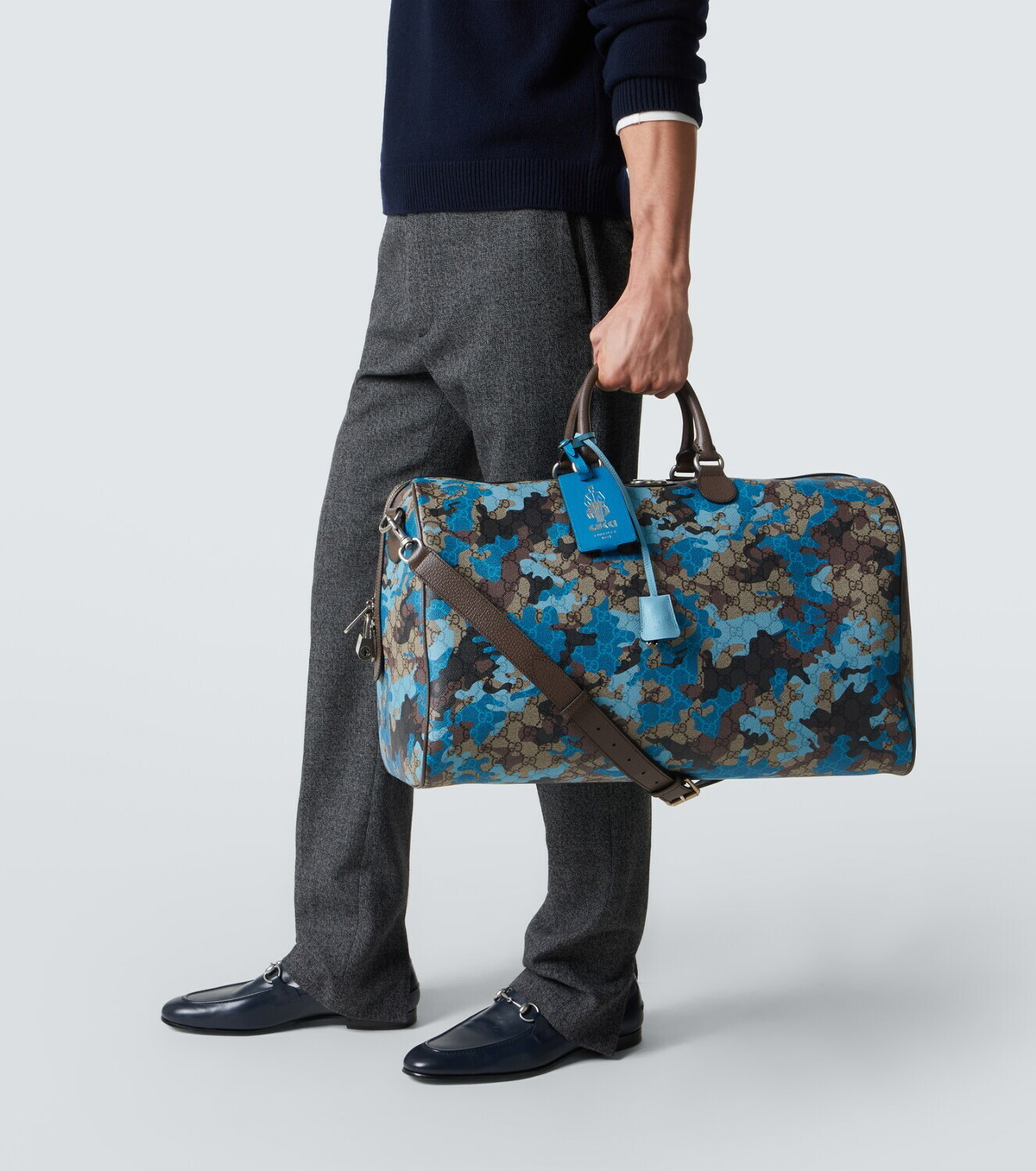 Gucci Large GG canvas duffel bag