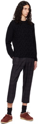 Comme des Garçons Homme Deux Black Crewneck Sweater