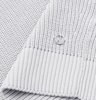 Dunhill - Ribbed Cotton Sweater - Gray