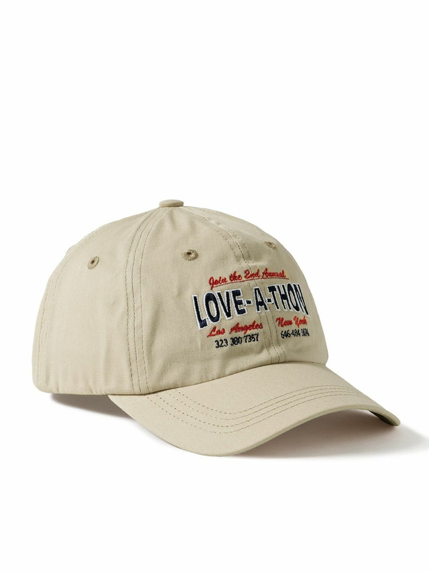 Photo: Corridor - Embroidered Organic Cotton-Twill Baseball Cap
