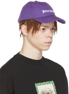 Palm Angels Purple Logo Cap