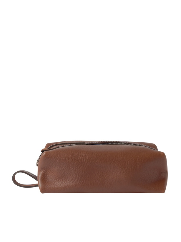 Photo: Bleu de Chauffe - Zazou Full-Grain Leather Wash Bag