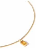 Miansai - Gold Vermeil Citrine Pendant Necklace