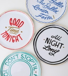 Bitossi The Club set of 4 pizza plates