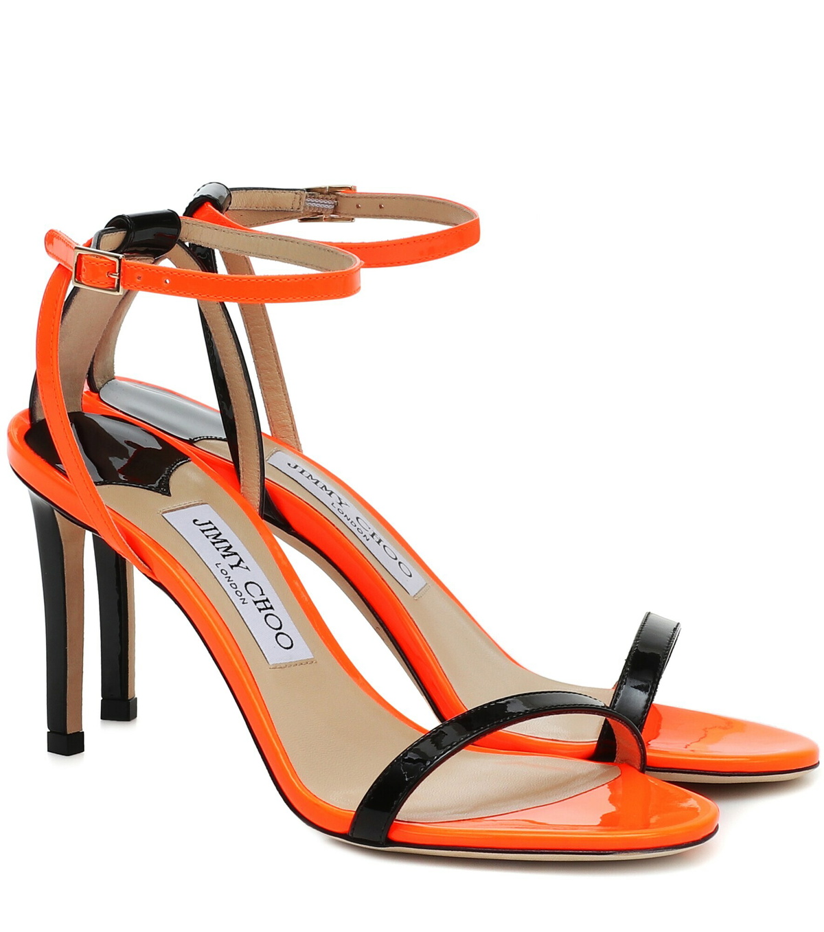 あ*る様 限定値下げJimmy Choo MINNY 85 アンクル スタッズ Jimmy Choo - Minny 85 patent leather sandals Jimmy Choo