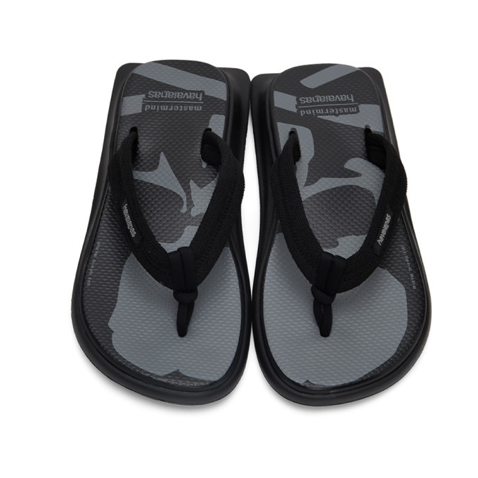 mastermind WORLD Black Havaianas Edition Trad Zori Flip Flops