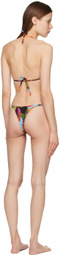 Louisa Ballou SSENSE Exclusive Blue Mini Ring Bikini