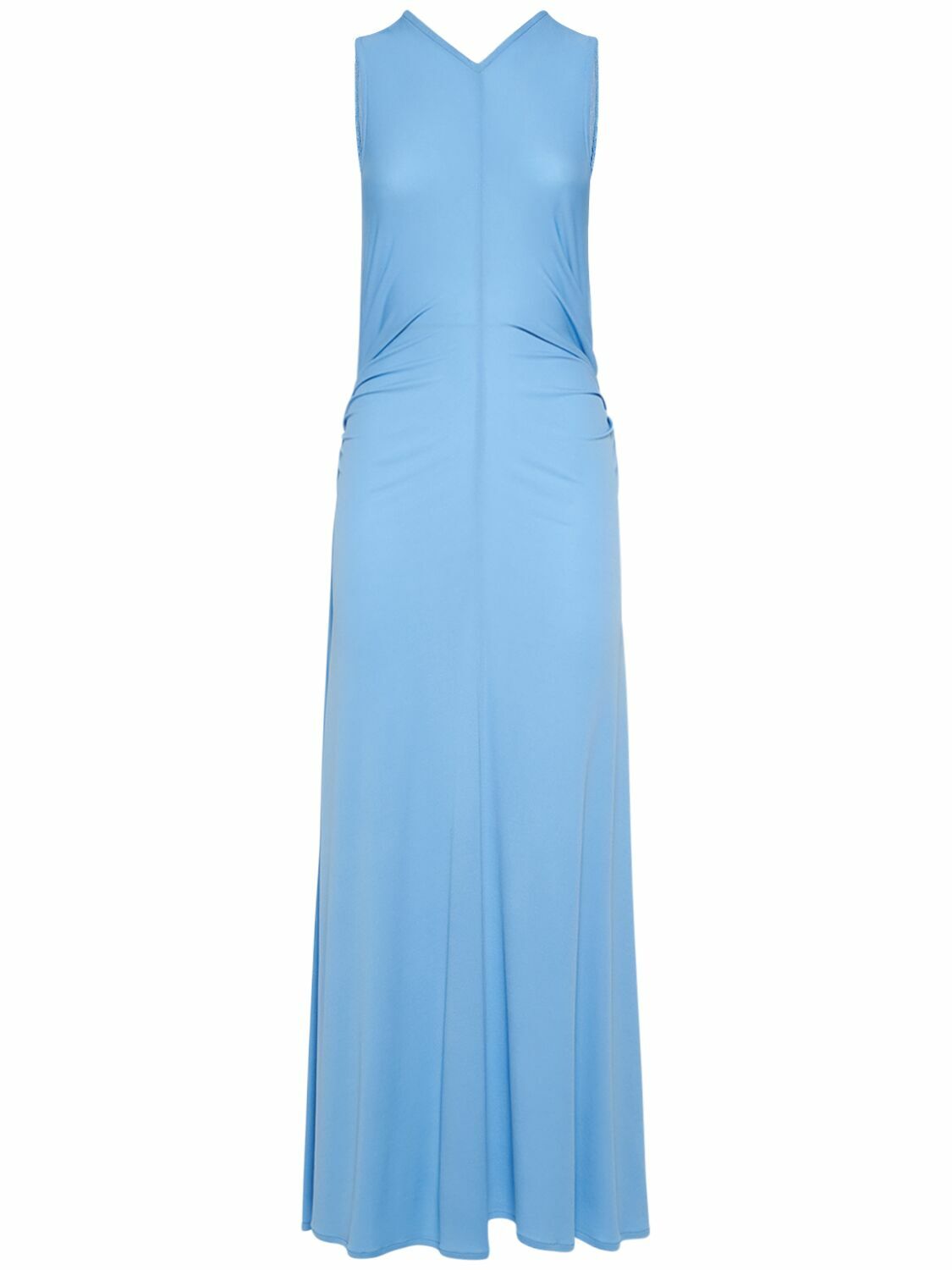 Morgan De Toi Beige Viscose Long Dress