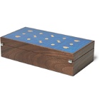 Linley - Wooden Cufflink Box - Brown