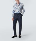 Etro Floral paisley cotton shirt