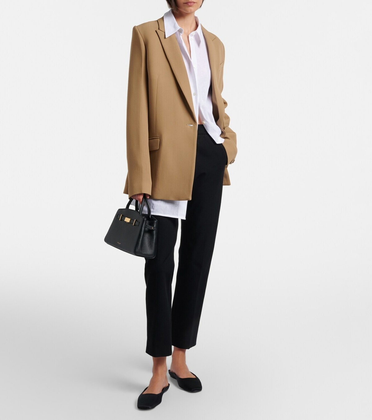 DeMellier Hudson Small leather top-handle bag