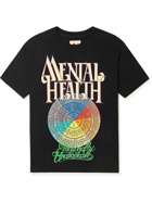 Emotionally Unavailable - Printed Cotton-Jersey T-Shirt - Black