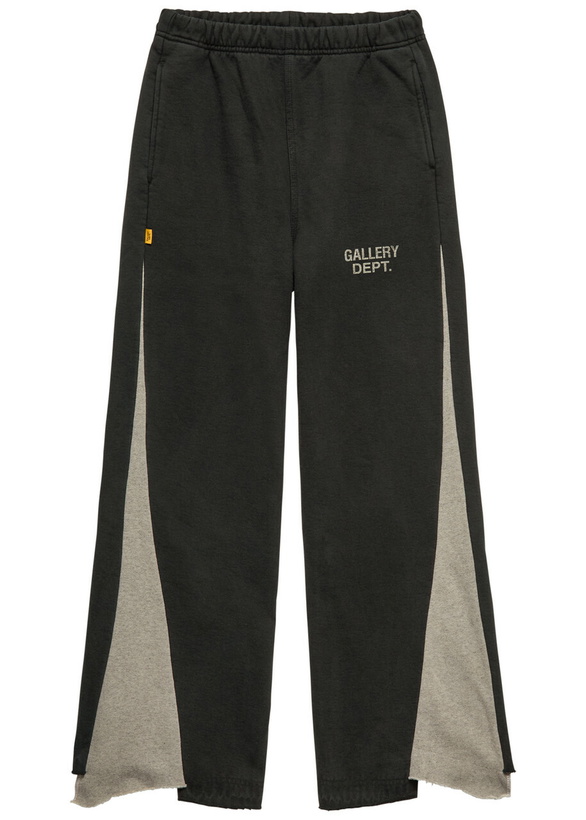 Photo: Gallery Dept. Panelled Cotton Sweatpants Black Grey
